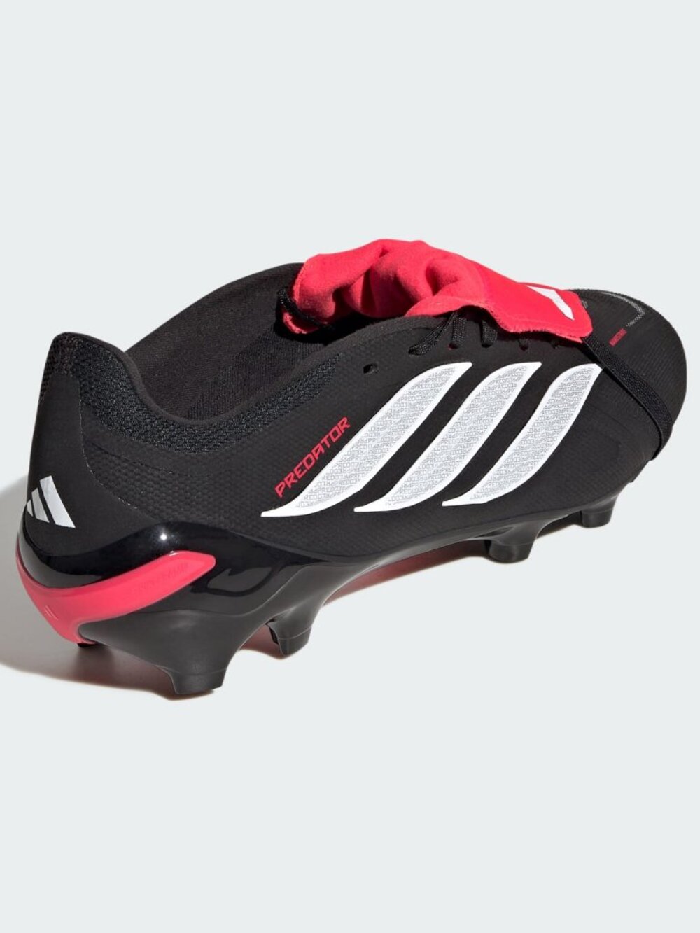 NWT Adidas Predator Elite FT FG Black Red Soccer Cleats JS0375 Men's 11